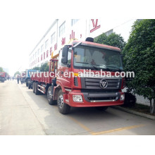 Грузовик с краном, грузовик Auman с краном, грузовик с краном XCMG на 14 тонн, грузовик Auman 8x4 с краном